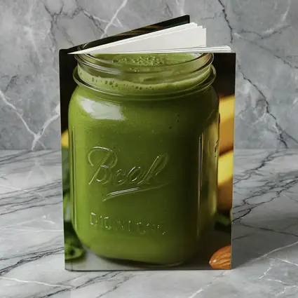 Green Spinach Banana Smoothie Ball Jar