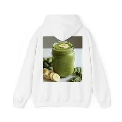 Green Spinach Banana Smoothie Mason Jar