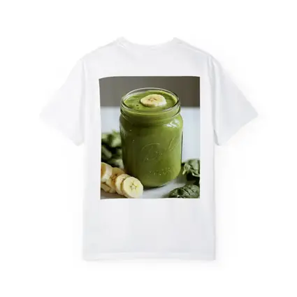 Green Spinach Banana Smoothie Mason Jar