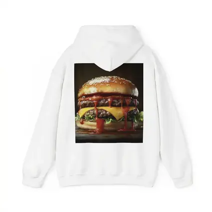 Double Cheeseburger With Ketchup Dark Background