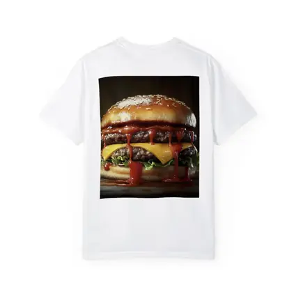 Double Cheeseburger With Ketchup Dark Background