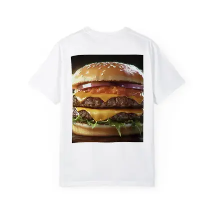 Double Cheeseburger With Lettuce Dark Background