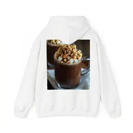 Hot Chocolate Caramel Popcorn Whipped Cream Mug
