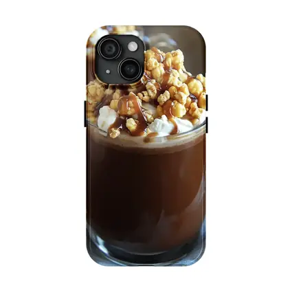 Hot Chocolate Caramel Popcorn Whipped Cream Mug