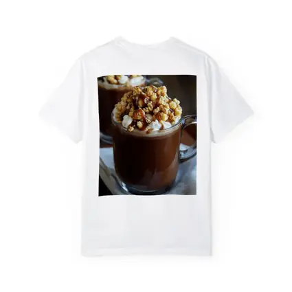 Hot Chocolate Caramel Popcorn Whipped Cream Mug