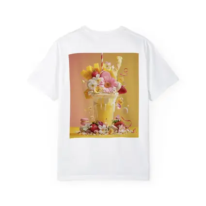 Mango Milkshake Flowers Macarons Strawberries Yellow