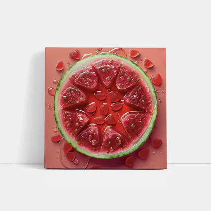 Watermelon Slices Gummy Candy Art