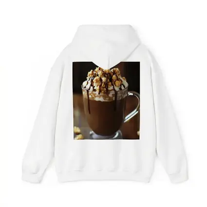 Hot Chocolate Caramel Popcorn Whipped Cream Mug