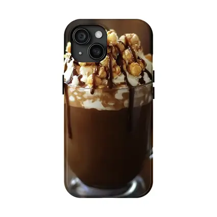 Hot Chocolate Caramel Popcorn Whipped Cream Mug