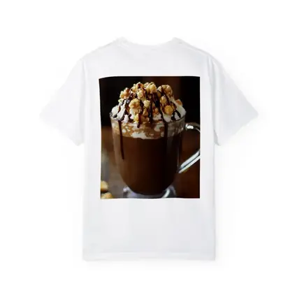 Hot Chocolate Caramel Popcorn Whipped Cream Mug