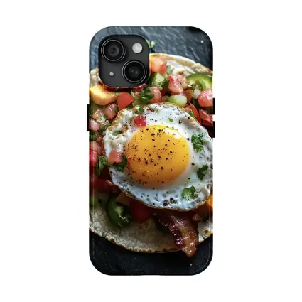 Breakfast Taco Fried Egg Pico de Gallo