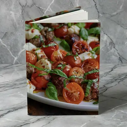 Meatballs Tomatoes Mozzarella Basil Italian Platter