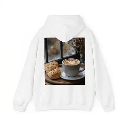 Latte Art Coffee Cup Bread Window Morning