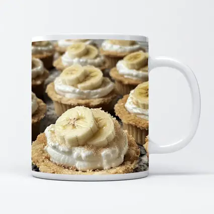 Banana Cream Cupcakes With Graham Cracker Crust