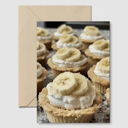 Banana Cream Cupcakes With Graham Cracker Crust