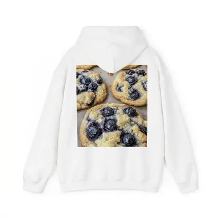 Fresh Blueberry Cookies on Baking Sheet