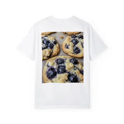 Fresh Blueberry Cookies on Baking Sheet