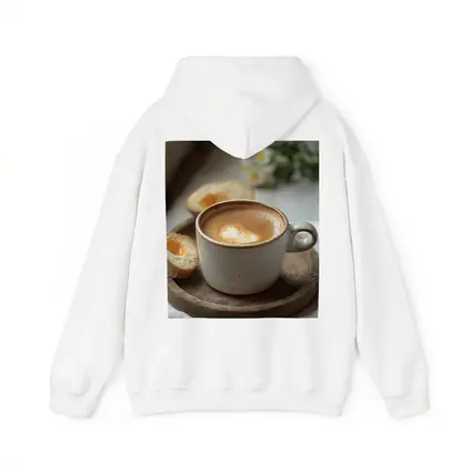 Latte Art Coffee Cup Morning Breakfast Scene