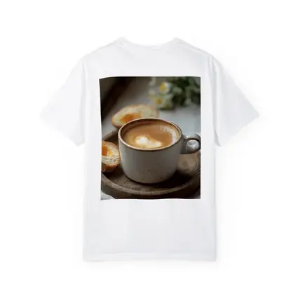 Latte Art Coffee Cup Morning Breakfast Scene