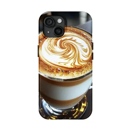 Latte Art Swirl Glass Cup Cafe