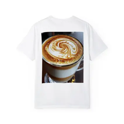 Latte Art Swirl Glass Cup Cafe