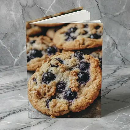 Blueberry Cookies Close Up Food Photography