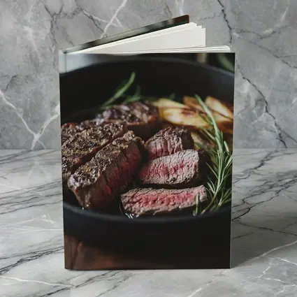 Seared Steak Cast Iron Pan Rosemary