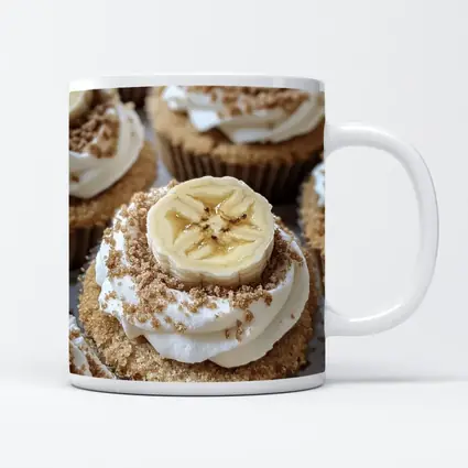 Banana Cupcakes With Cinnamon Crumble Frosting