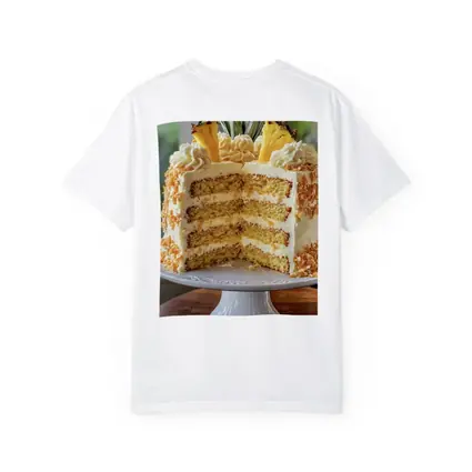 Pineapple Coconut Layer Cake On Stand