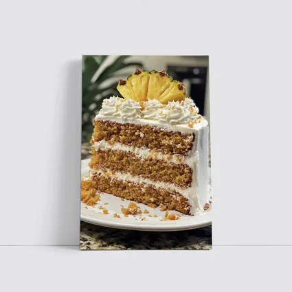 Pineapple Layer Cake White Cream Frosting
