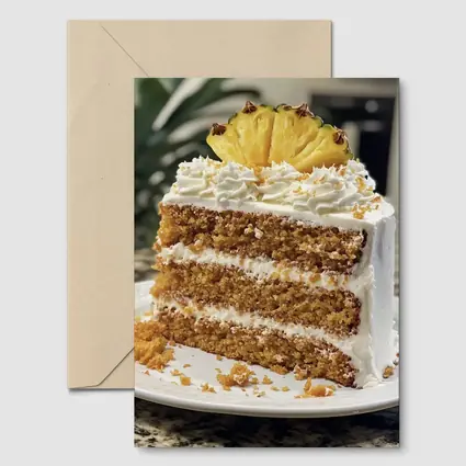 Pineapple Layer Cake White Cream Frosting
