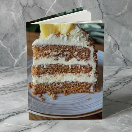 Pineapple Coconut Layer Cake Slice Dessert