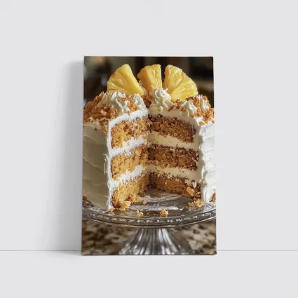 Pineapple Layer Cake White Frosting Kitchen