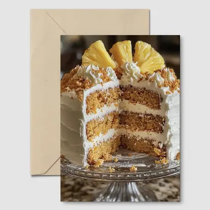 Pineapple Layer Cake White Frosting Kitchen
