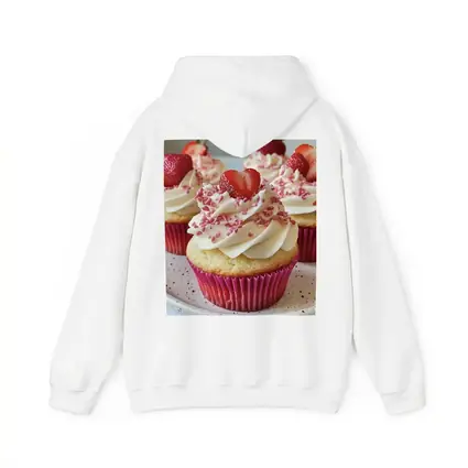 Strawberry Cupcakes With Cream Frosting Pink