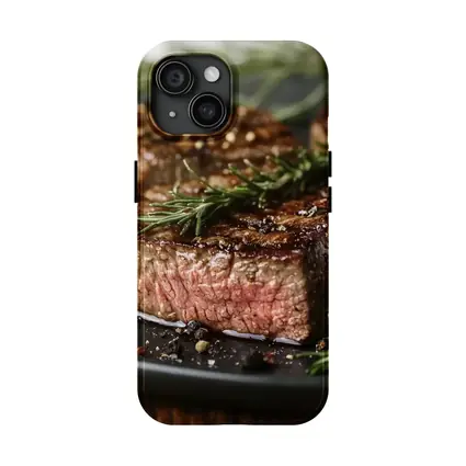 Grilled Steak Filet With Rosemary Herbs