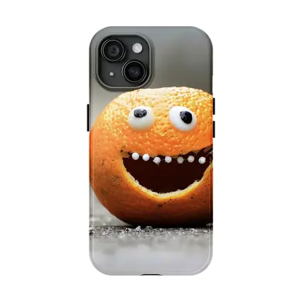 Funny Orange Face Googly Eyes Street