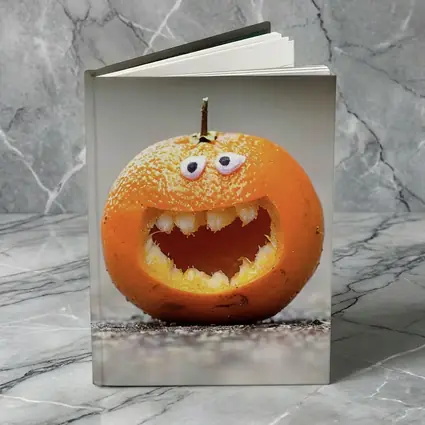 Carved Orange Jack O Lantern Street