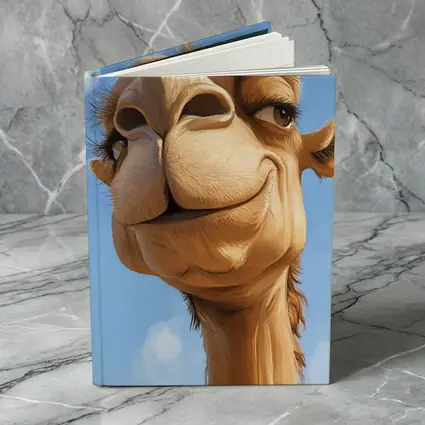 Funny Camel Close Up Blue Sky
