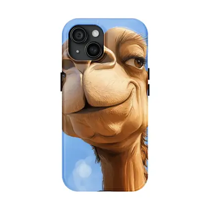 Funny Camel Close Up Blue Sky
