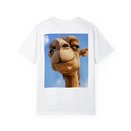 Funny Camel Close Up Blue Sky