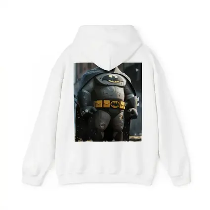 Chubby Batman Cartoon Character Urban Street
