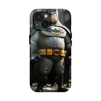 Chubby Batman Cartoon Character Urban Street