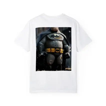 Chubby Batman Cartoon Character Urban Street