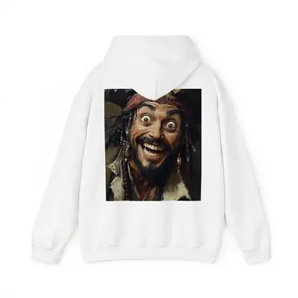 Crazy Pirate Portrait Oil Painting Art