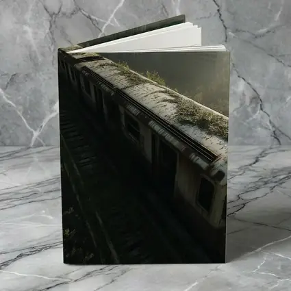 Abandoned Overgrown Train Ruined City Apocalypse