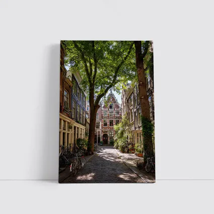 Amsterdam Narrow Street Historic Canal Houses