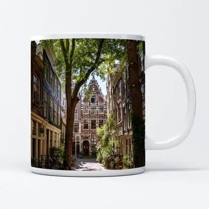 Amsterdam Narrow Street Historic Canal Houses