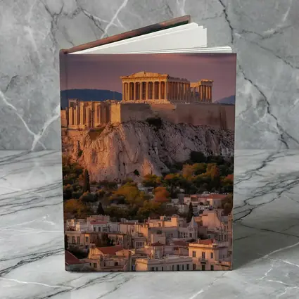 Acropolis Parthenon Athens City Sunset View