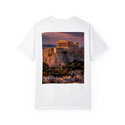 Acropolis Parthenon Athens City Sunset View